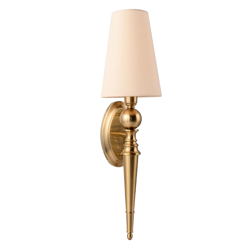 Бра Crystal Lux Per AP1 Brass/Beige