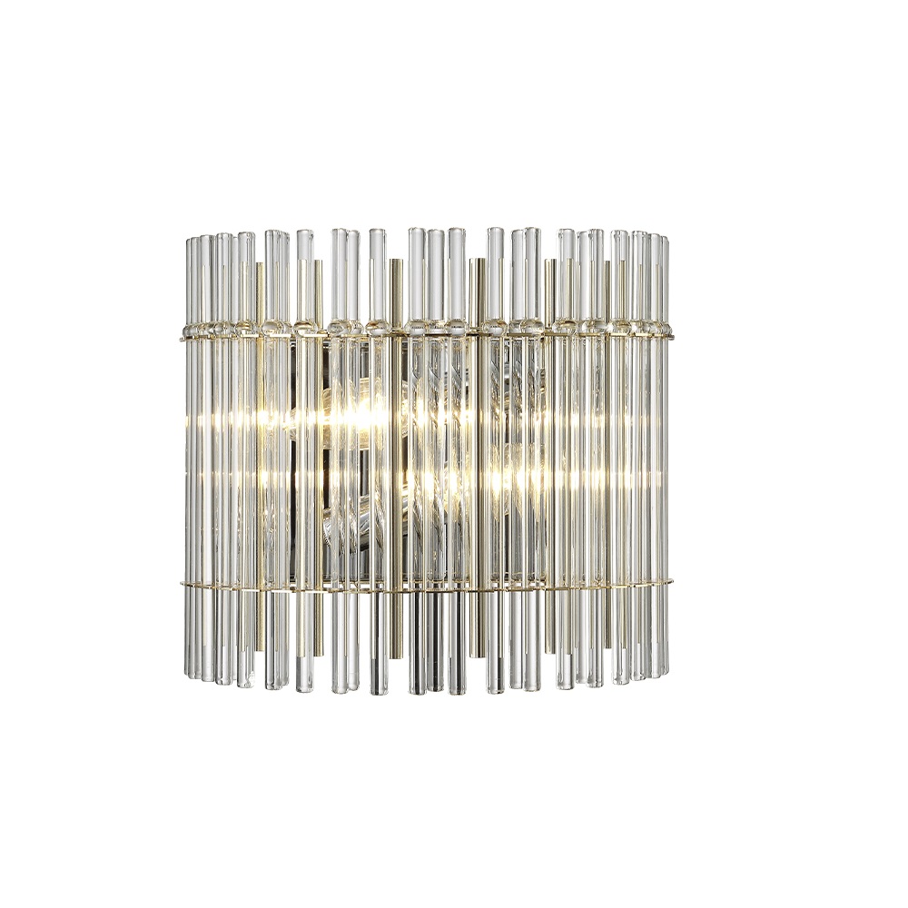 Бра Crystal Lux Aurelio AP2 Gold+Chrome/Transparent