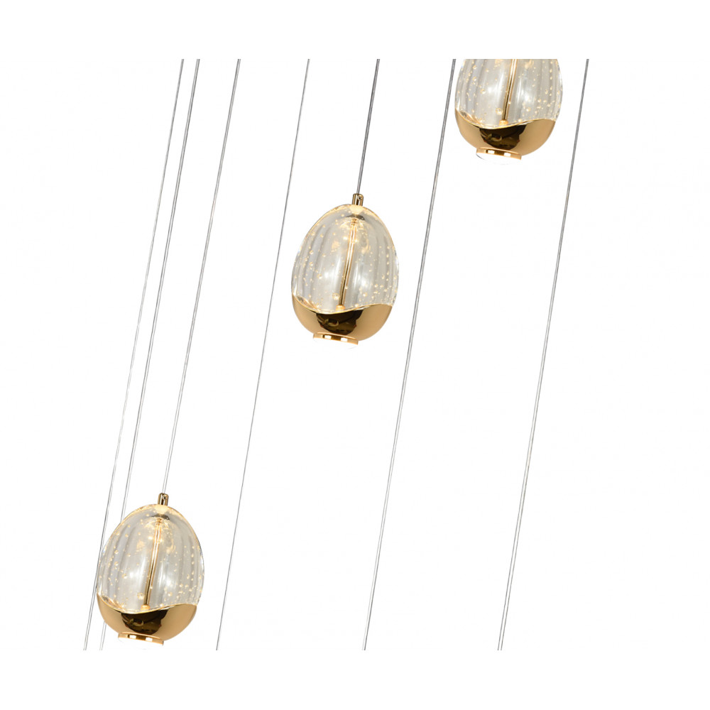 Подвесная светодиодная люстра Kink Light Берти 07866-10A,33