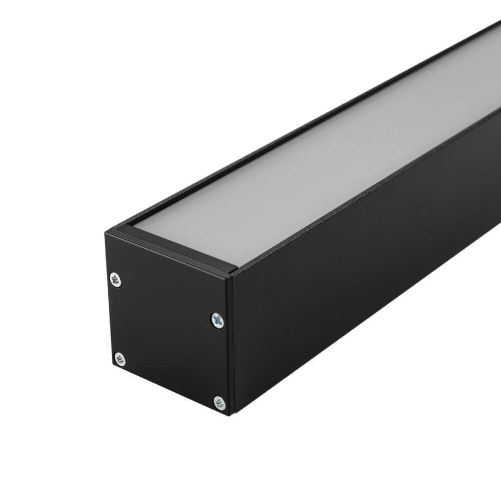 Профиль с экраном Arlight SL-LINE-3535-2500 BLACK+OPAL (Алюминий) 027986