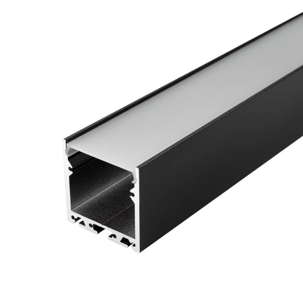 Профиль с экраном Arlight SL-LINE-3535-2500 BLACK+OPAL (Алюминий) 027986