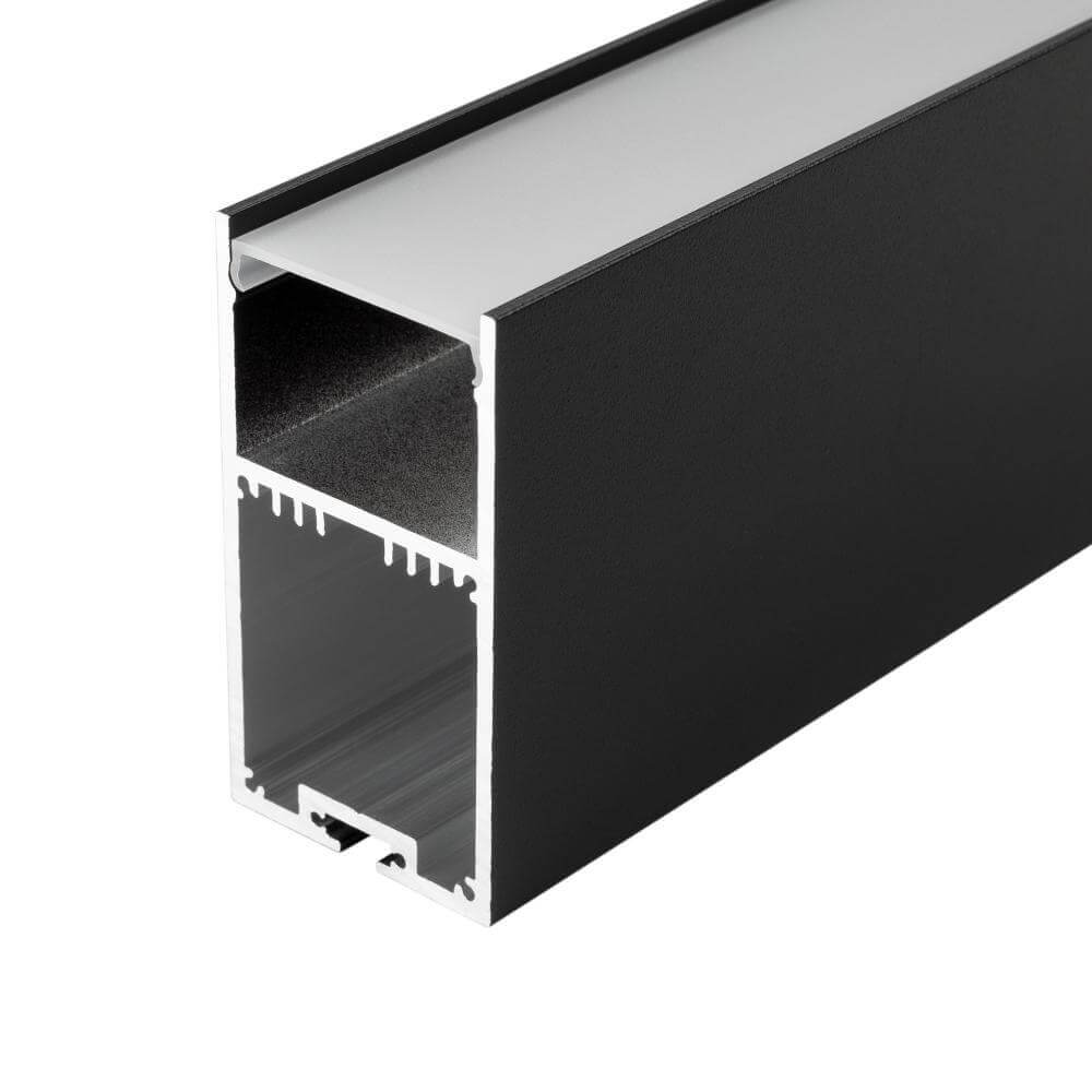 Профиль с экраном Arlight SL-LINE-3667-2500 BLACK+OPAL (Алюминий) 027987