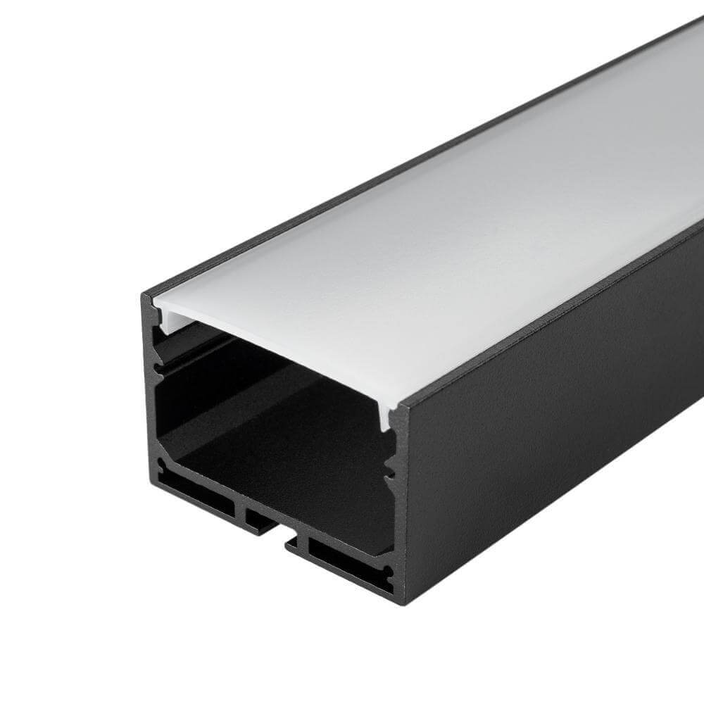 Профиль с экраном Arlight SL-LINE-4932-2500 BLACK+OPAL (Алюминий) 027988