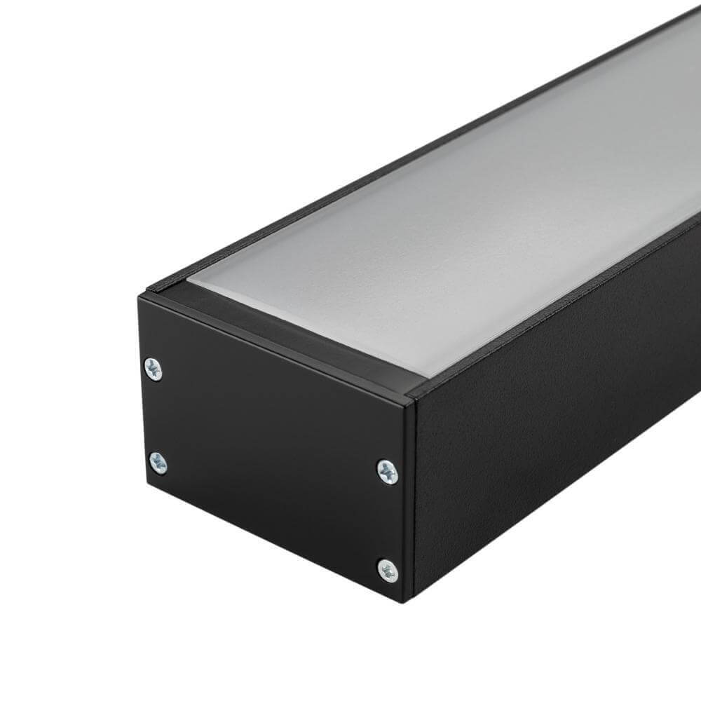 Профиль с экраном Arlight SL-LINE-4932-2500 BLACK+OPAL (Алюминий) 027988