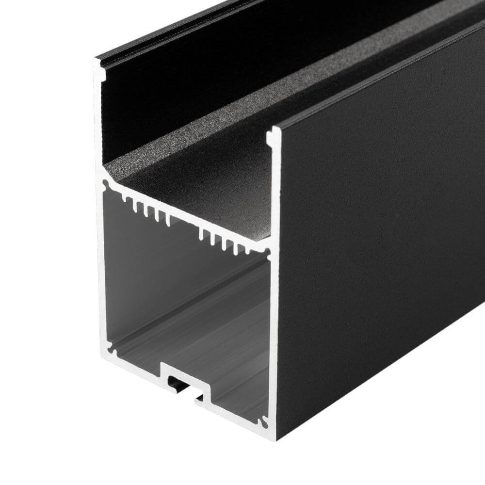 Профиль с экраном Arlight SL-LINE-4970-2500 BLACK+OPAL (Алюминий) 027989