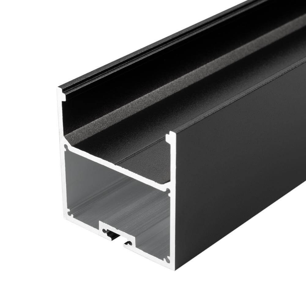 Профиль с экраном Arlight SL-LINE-5050-2500 BLACK+OPAL (Алюминий) 027990
