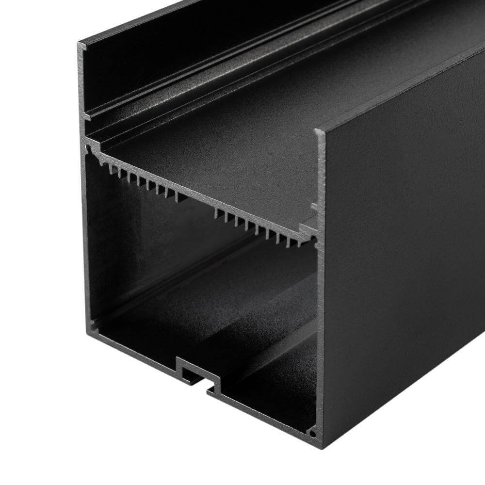 Профиль с экраном Arlight SL-LINE-7477-2500 BLACK+OPAL (Алюминий) 027991