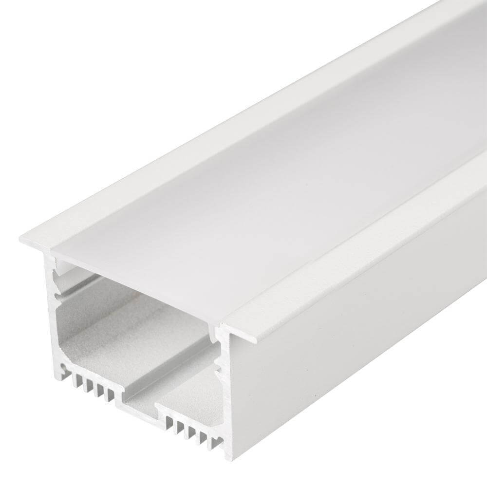 Профиль с экраном Arlight SL-LINIA62-F-2500 WHITE+OPAL (Алюминий) 021374