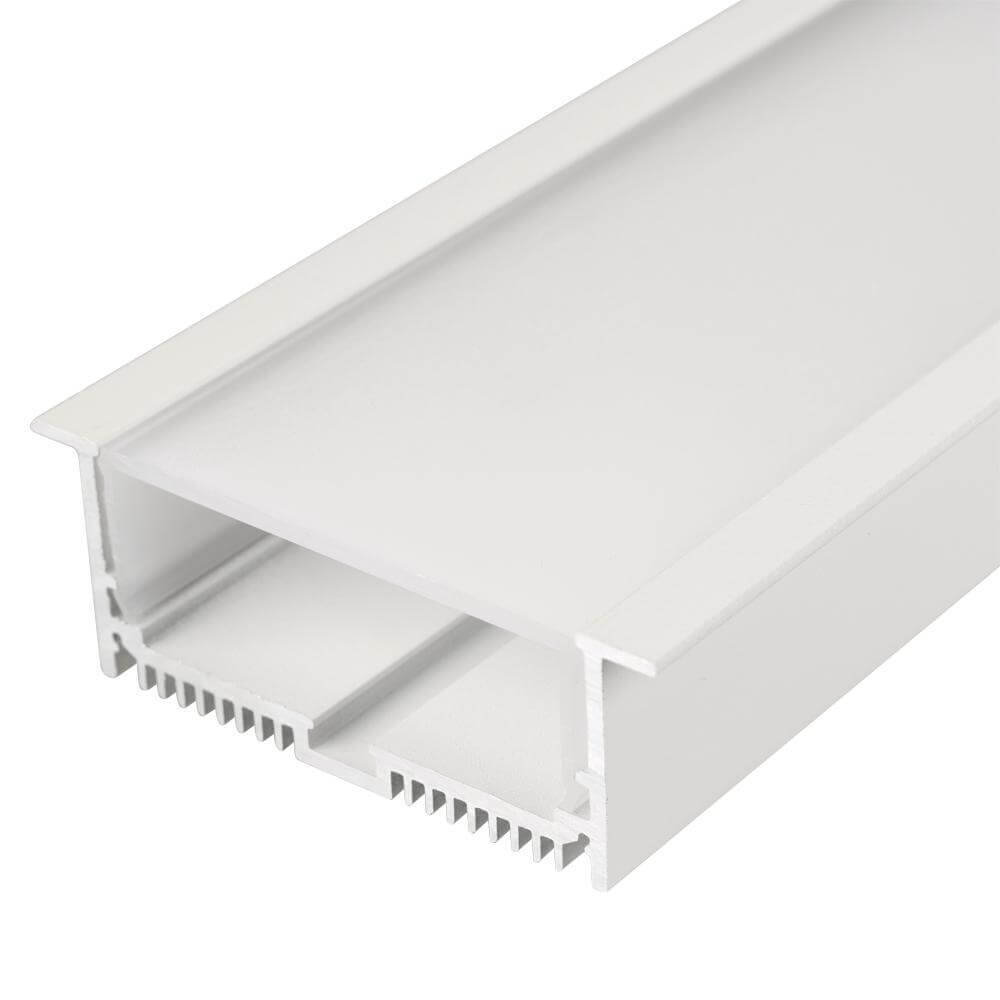 Профиль с экраном Arlight SL-LINIA88-F-2500 WHITE+OPAL (Алюминий) 021373