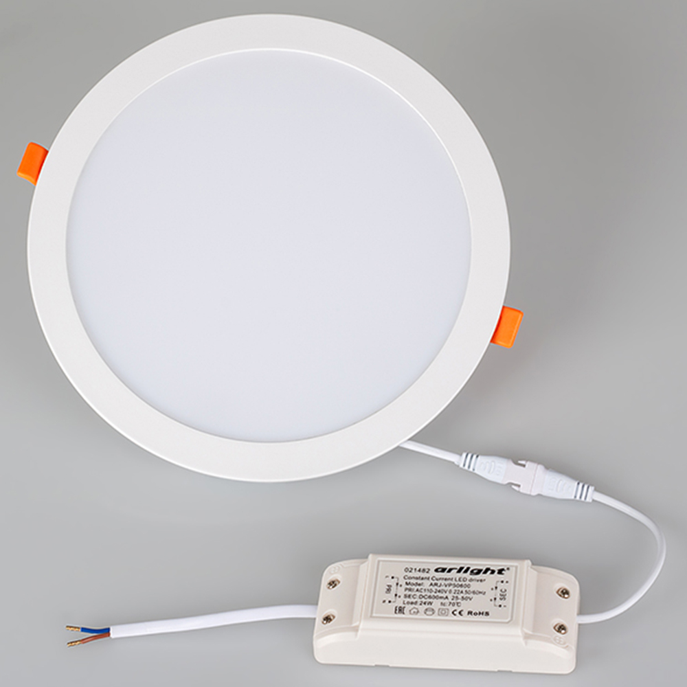 Встраиваемый светодиодный светильник Arlight DL-BL225-24W 4000K 021443
