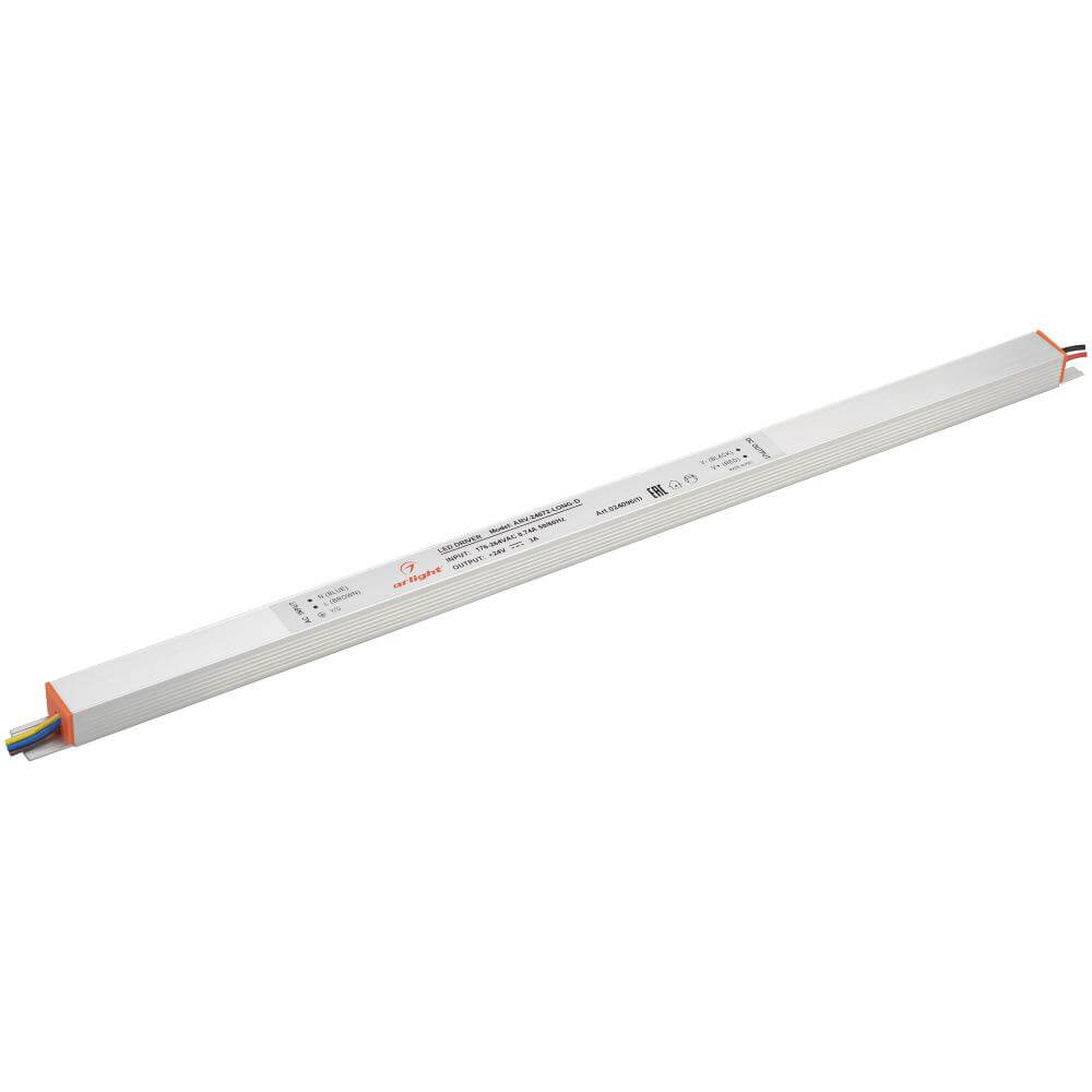Блок питания Arlight ARV-24072-LONG-D (24V, 3A, 72W) (IP20 Металл, 2 года) 024096(1)