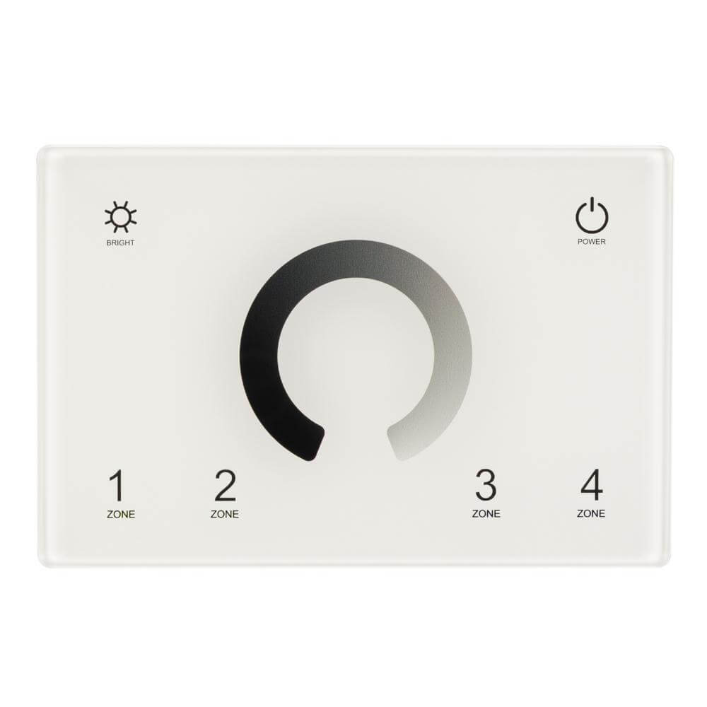 Панель Arlight Sens SMART-P79-DIM White (230V, 4 зоны, 2.4G) (IP20 Пластик, 5 лет) 028398