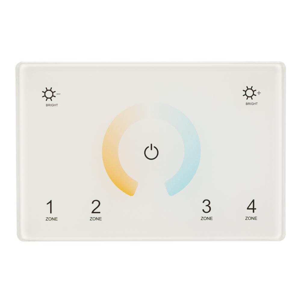 Панель Arlight Sens SMART-P81-MIX White (230V, 4 зоны, 2.4G) (IP20 Пластик, 5 лет) 028400