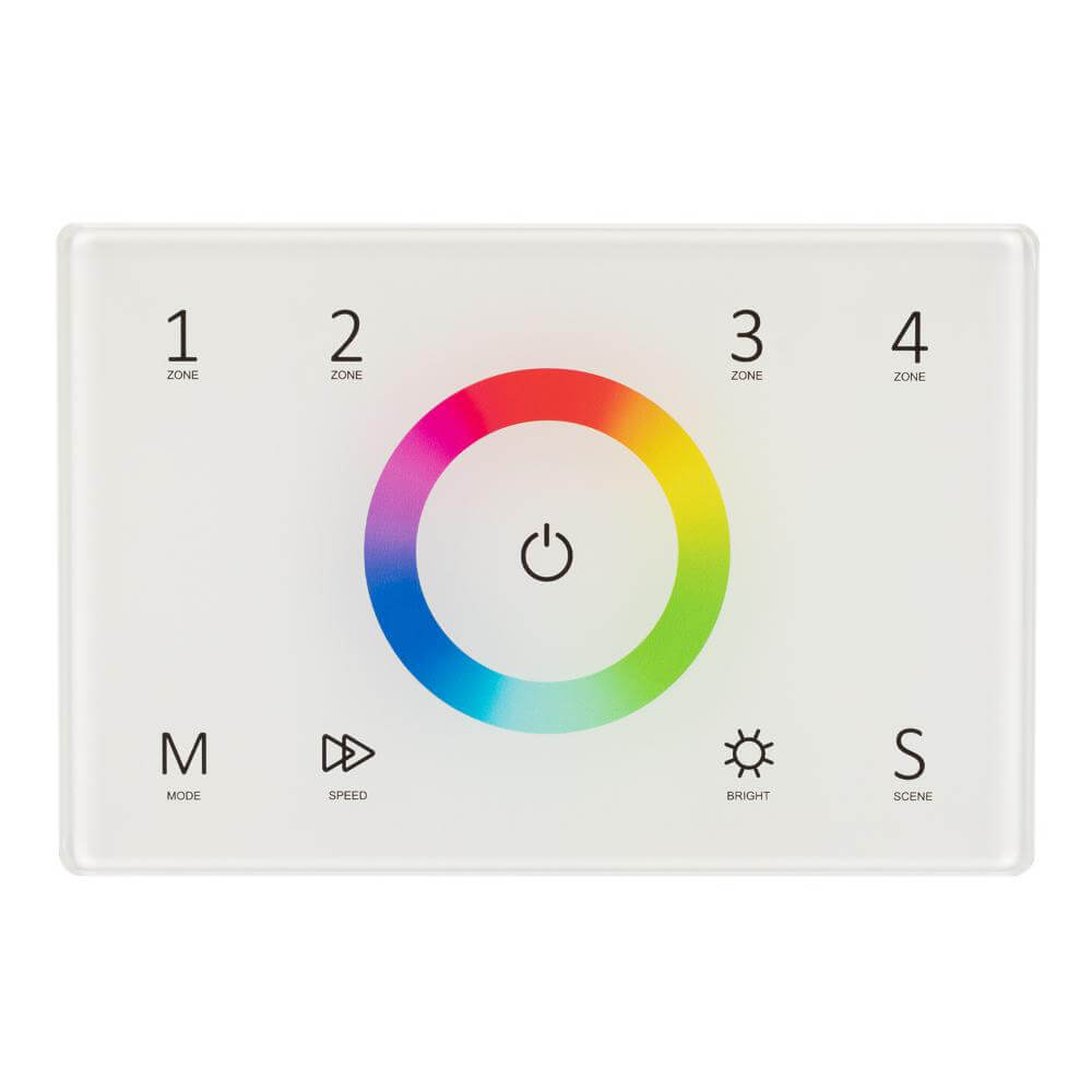 Панель Arlight Sens SMART-P83-RGB White (230V, 4 зоны, 2.4G) (IP20 Пластик, 5 лет) 028402