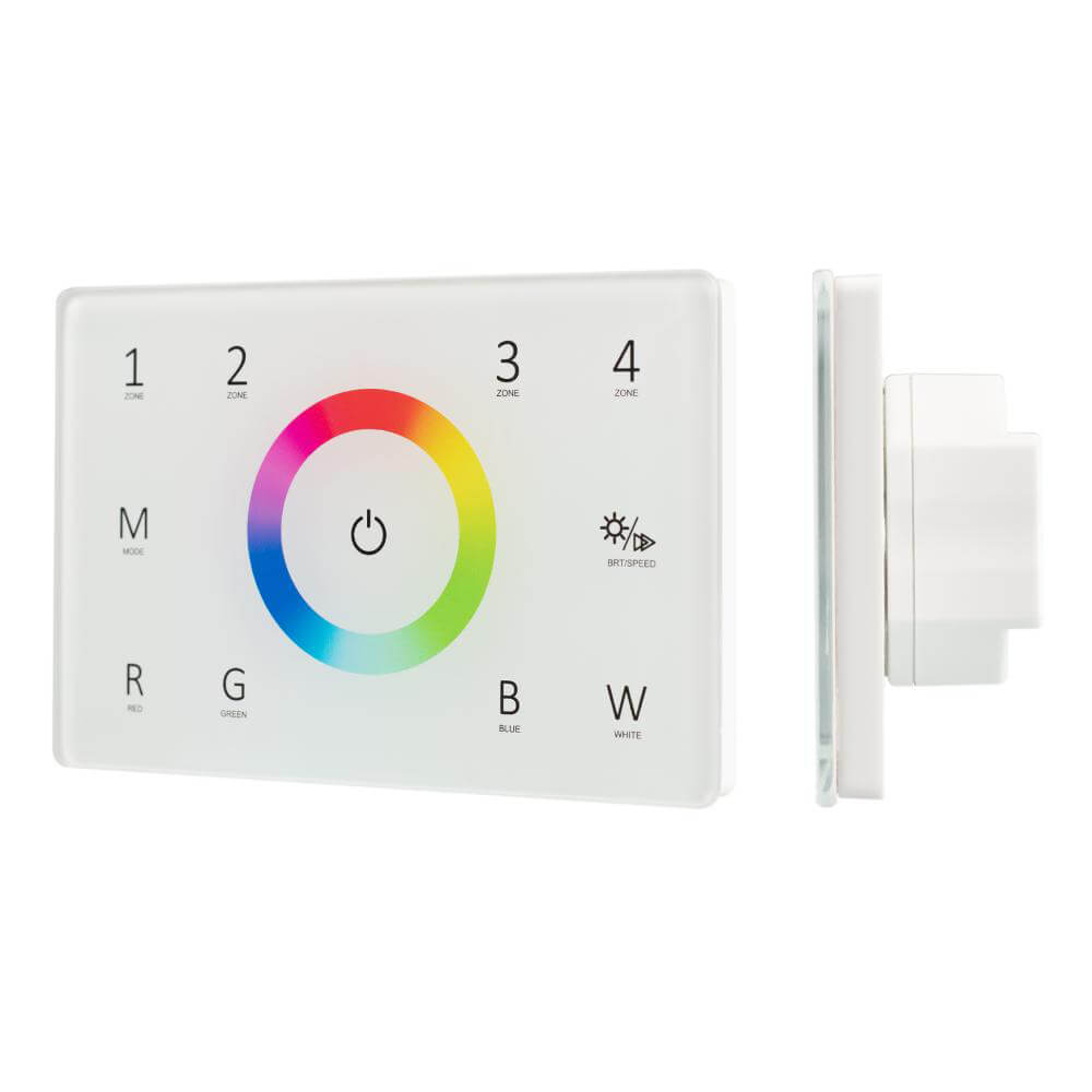 Панель Arlight Sens SMART-P85-RGBW White (230V, 4 зоны, 2.4G) (IP20 Пластик, 5 лет) 028404