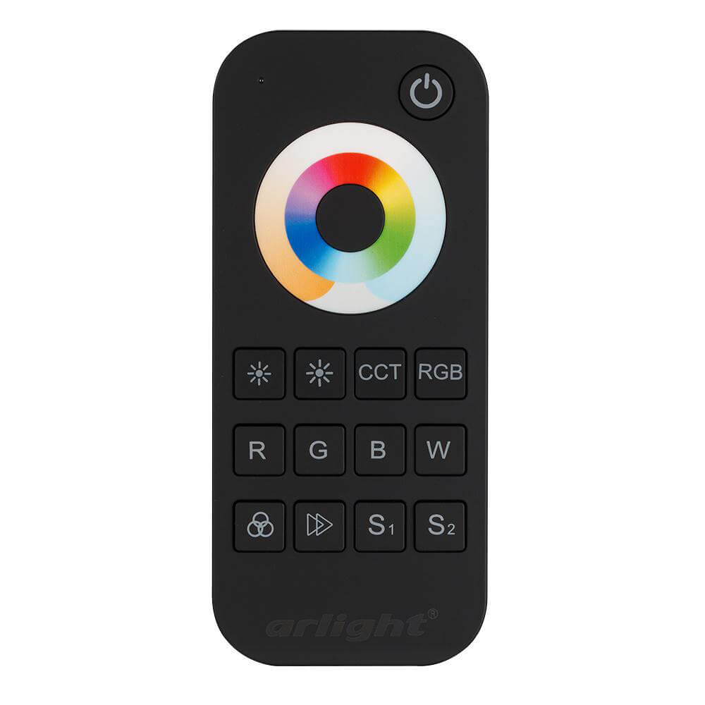 Пульт SMART-R21-MULTI Black (1 зона, 2.4G) (IP20 Пластик, 5 лет) 023472