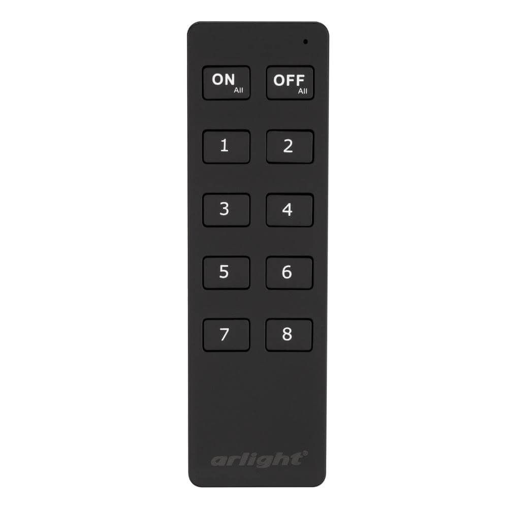 Пульт Arlight SMART-R8-DIM (8 зон, 2.4G) (IP20 Пластик, 5 лет) 023029
