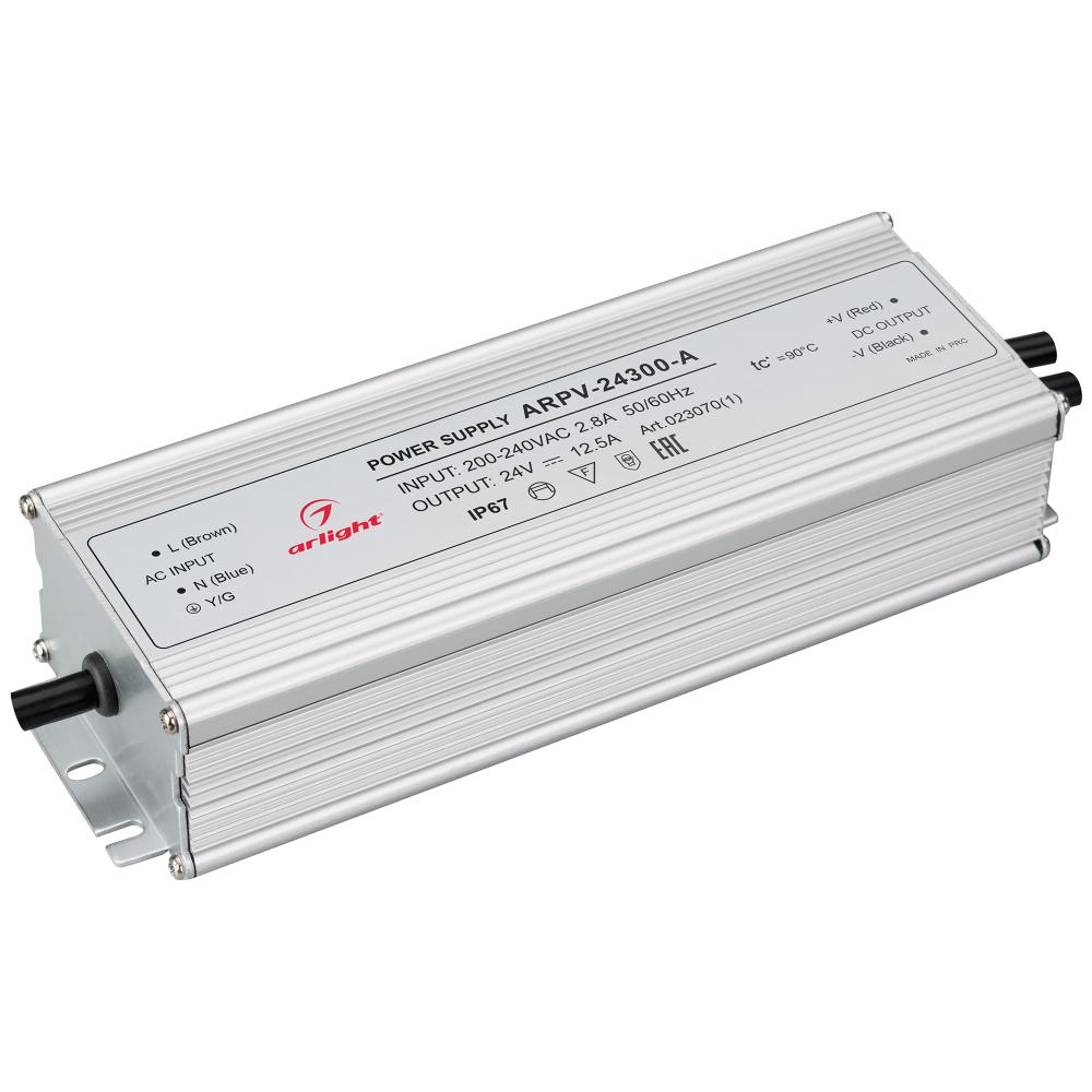 Блок питания Arlight ARPV-24300-A (24V, 12.5A, 300W) (IP67 Металл, 3 года) 023070(1)