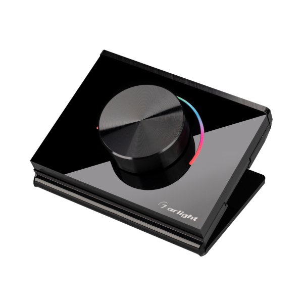Панель Arlight Rotary SMART-P100-RGB Black (3V, 2.4G) (IP20 Пластик, 5 лет) 031957