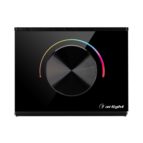 Панель Arlight Rotary SMART-P100-RGB Black (3V, 2.4G) (IP20 Пластик, 5 лет) 031957