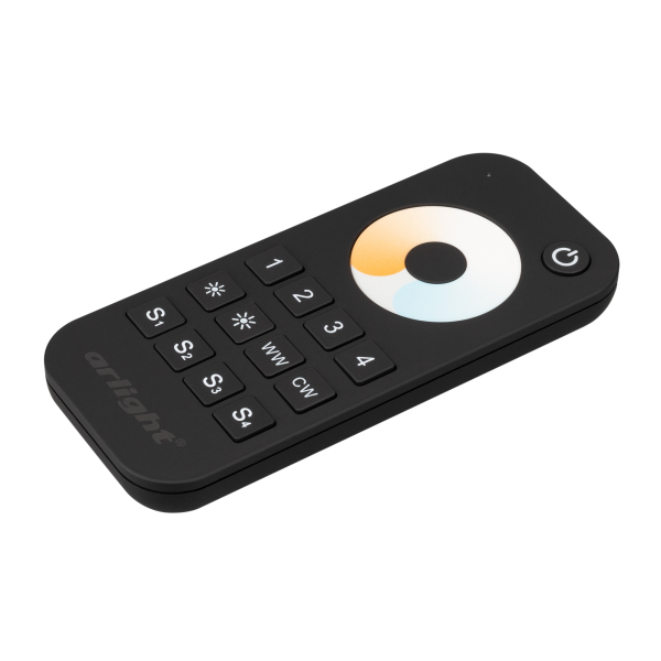 Пульт Arlight SMART-R34-MIX Black (4 зоны, 2.4G) (IP20 Пластик, 5 лет) 031936