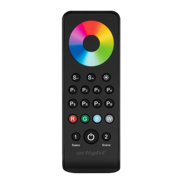 Пульт Arlight SMART-R43-RGBW Black (1 зона, 2.4G) (IP20 Пластик, 5 лет) 031937