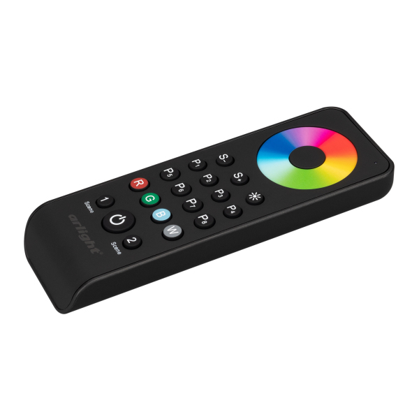 Пульт Arlight SMART-R43-RGBW Black (1 зона, 2.4G) (IP20 Пластик, 5 лет) 031937