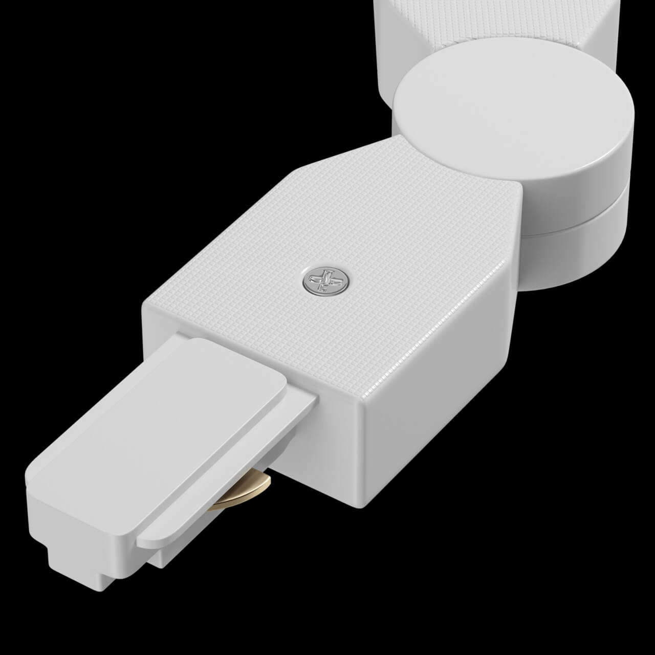 Коннектор поворотный шарнирный белый Maytoni Unity TRA001CS-11W