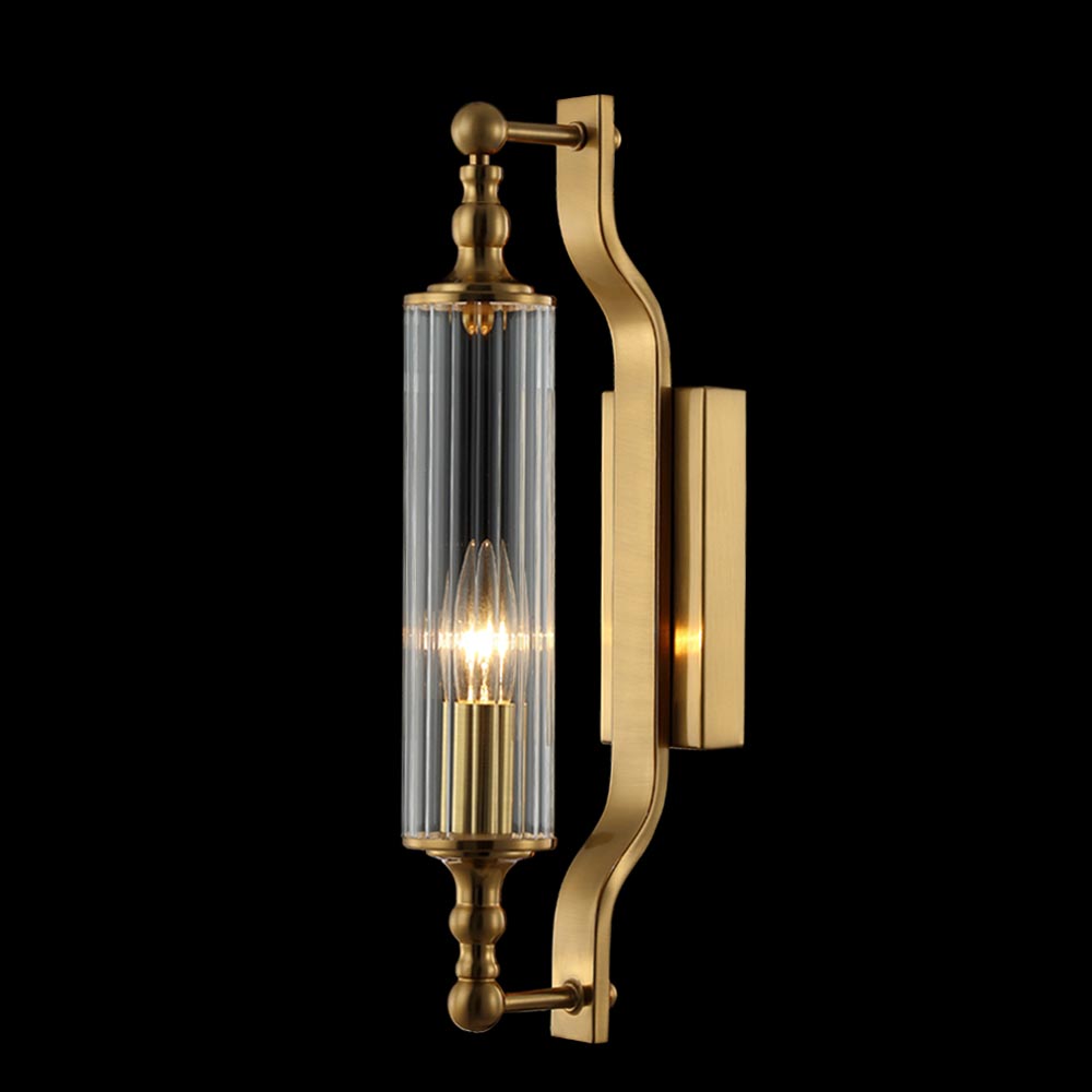 Бра Crystal Lux Tomas AP1 Brass