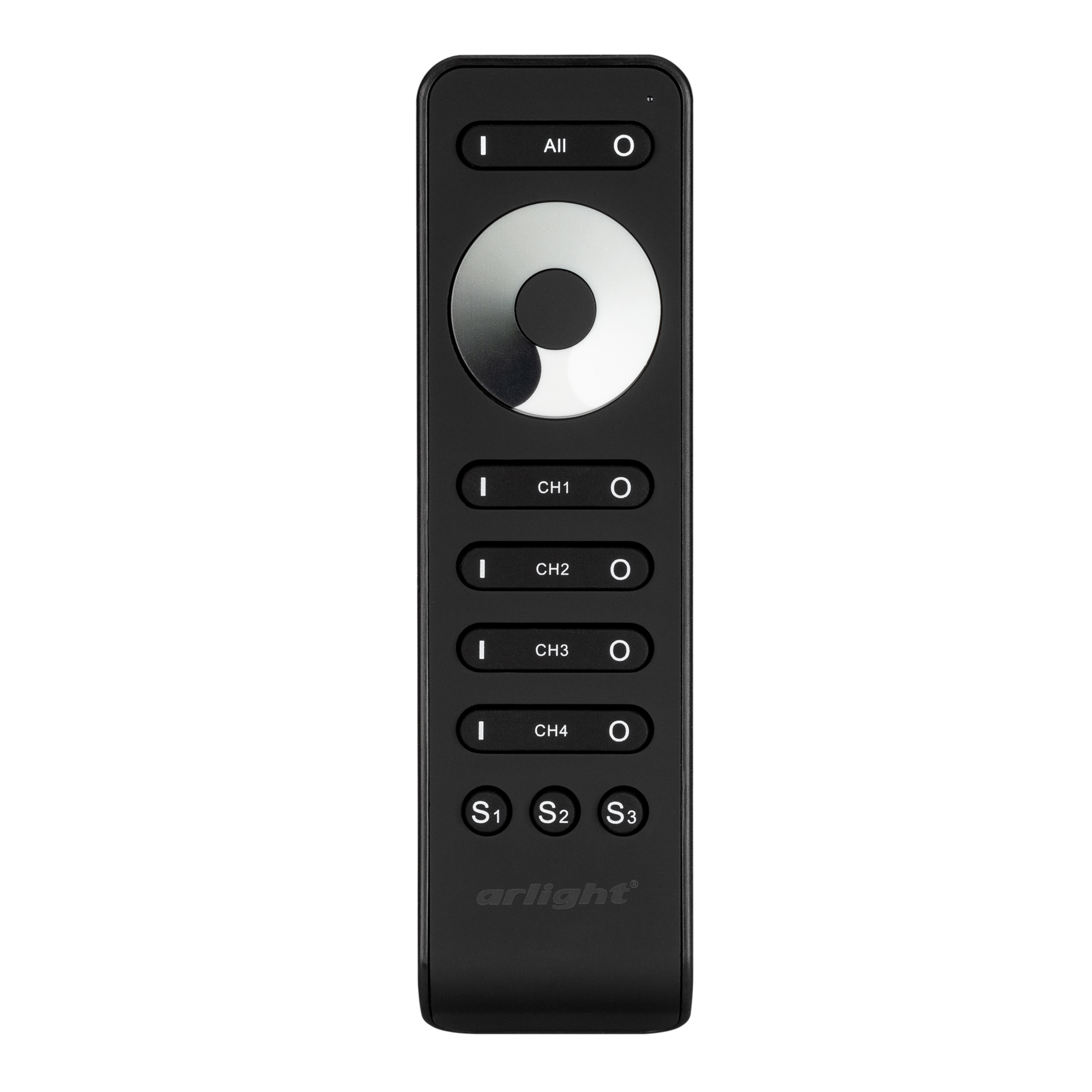Пульт Arlight SMART-R33-DIM Black (4 канала, 2.4G) (IP20 Пластик, 5 лет) 032941