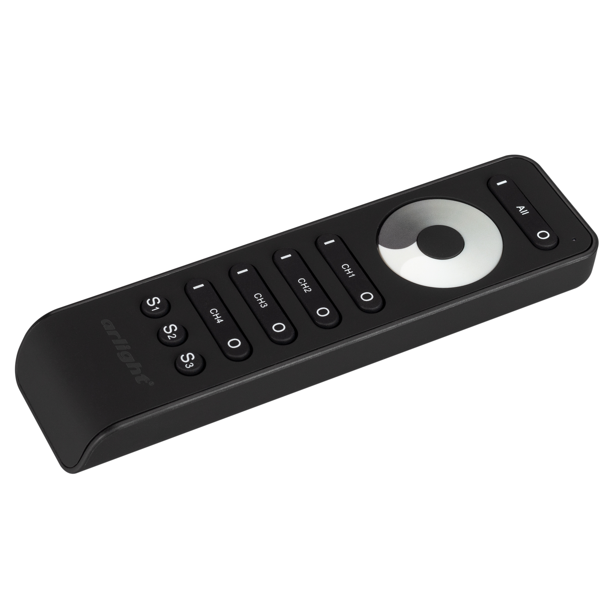 Пульт Arlight SMART-R33-DIM Black (4 канала, 2.4G) (IP20 Пластик, 5 лет) 032941