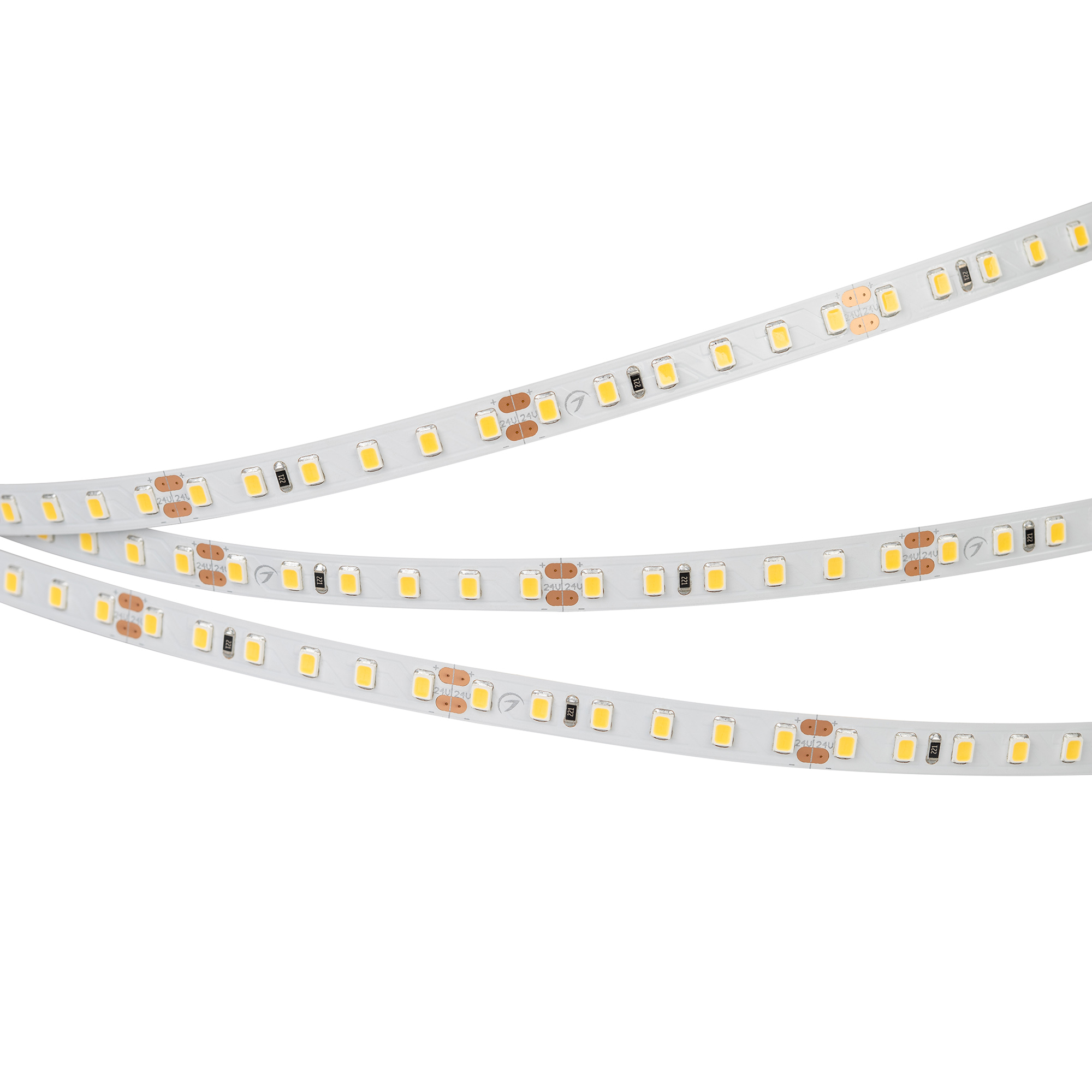 Светодиодная лента Arlight 14,4W/m 120LED/m 2835 Day4000 8mm 24V 5M 5M IP20 015698(2)