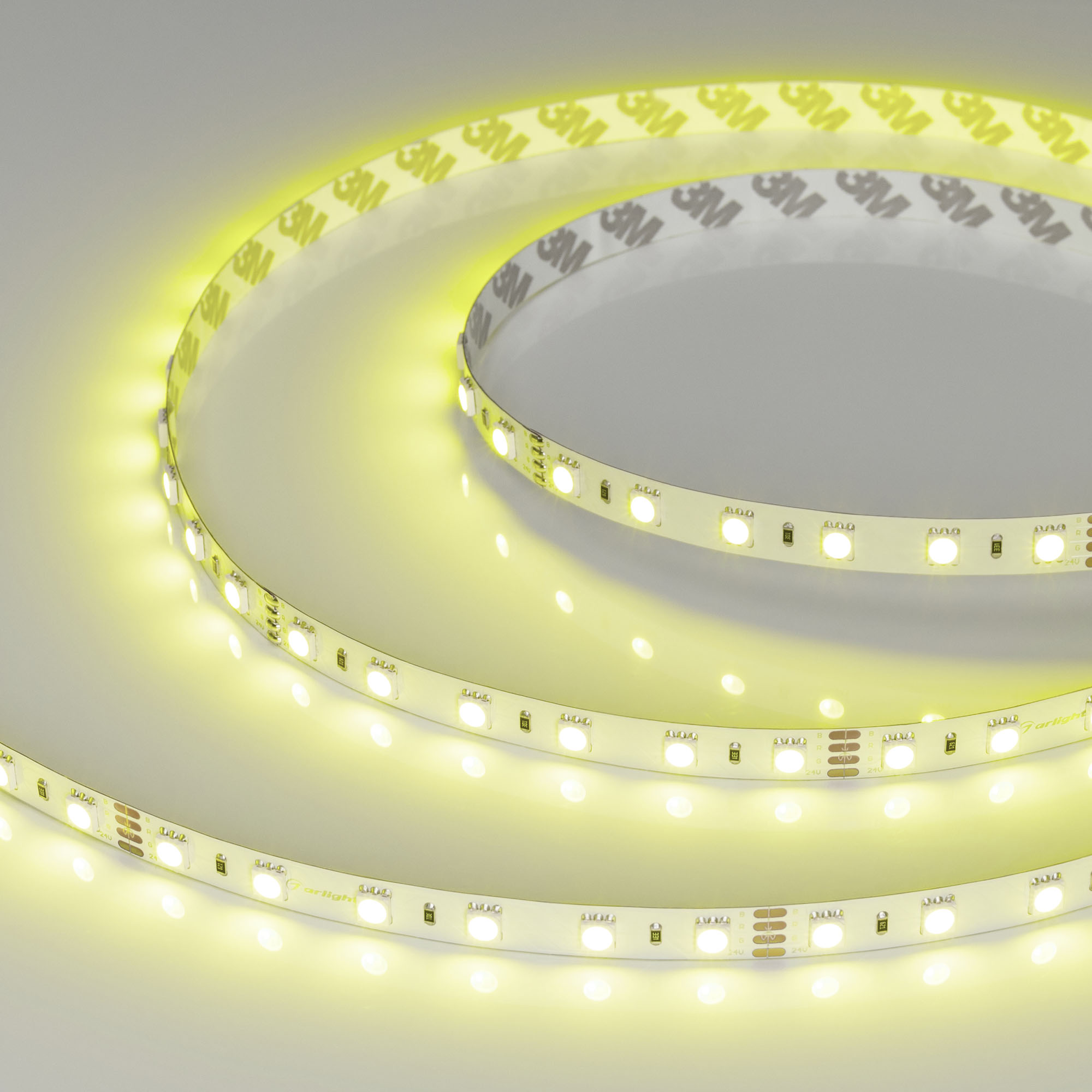 Светодиодная лента Arlight 14,4W/m 60LED/m 5060SMD RGB 10mm 24V 5M IP20 010367(2)