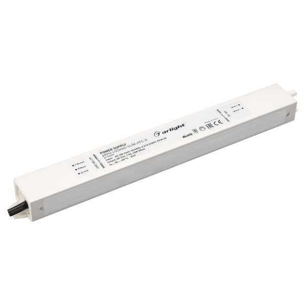 Блок питания Arlight ARPV-LG24045-SLIM-PFC-D (24V, 1.9A, 45W) (IP67 Металл, 5 лет) 031719