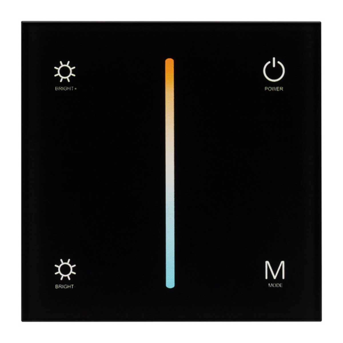 Панель SMART-P21-MIX-G-IN Black (12-24V, 4x3A, Sens, 2.4G) (IP20 Пластик, 5 лет) 033765