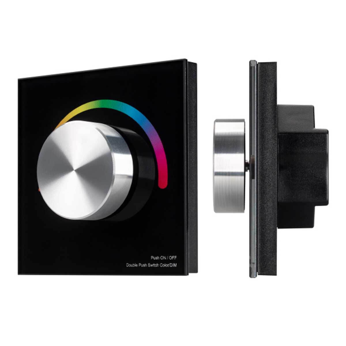 Панель Arlight SMART-P5-RGB-G-IN Black (3V, Rotary, 2.4G) (IP20 Пластик, 5 лет) 033757
