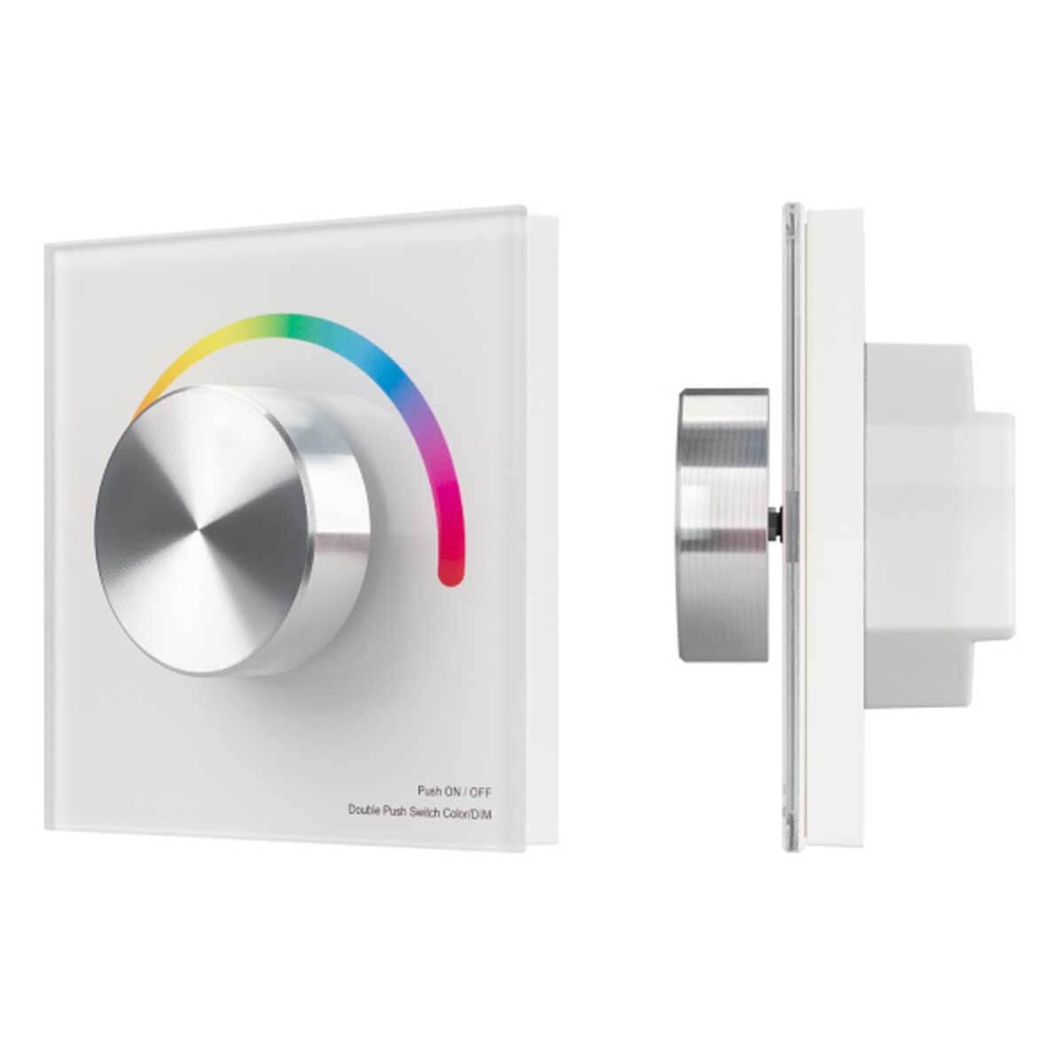 Панель Arlight SMART-P8-RGB-G-IN White (12-24V, 3x4A, Rotary, 2.4G) (IP20 Пластик, 5 лет) 033764
