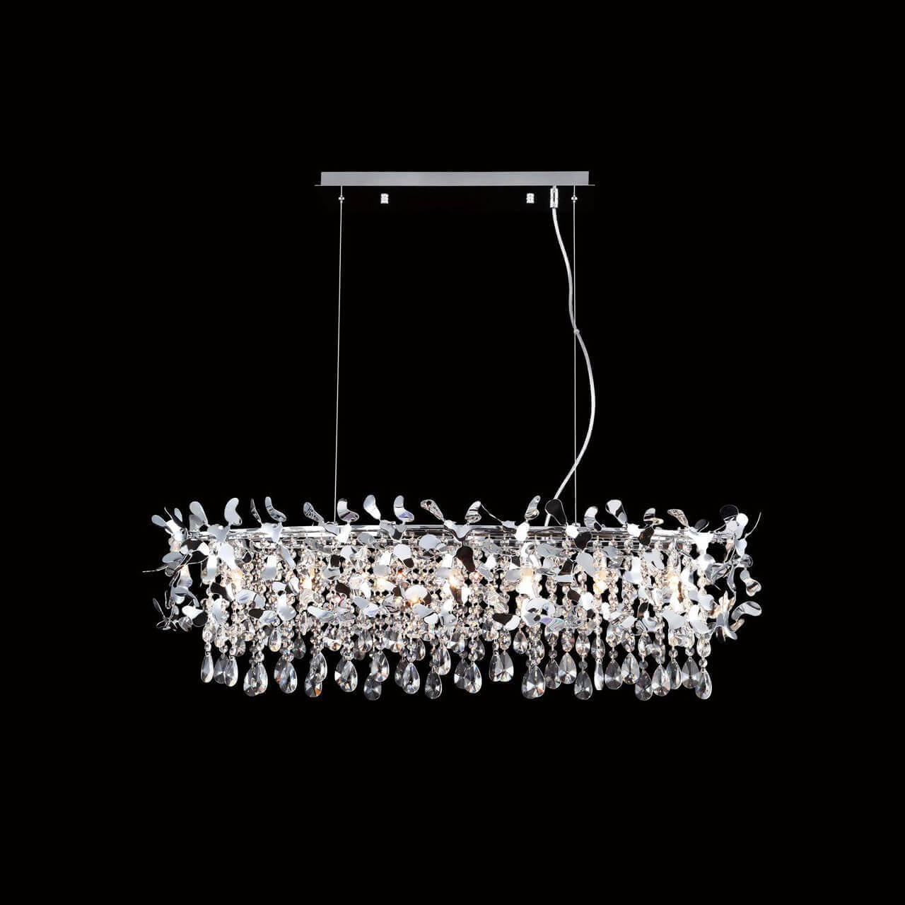 Подвесная люстра Crystal Lux Romeo SP8 Chrome L1000