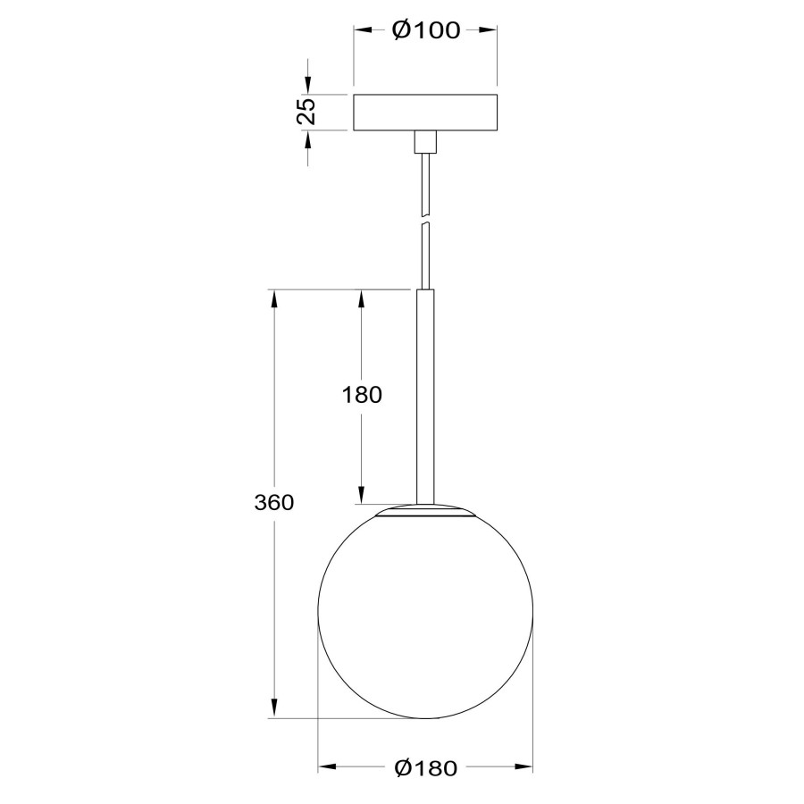 Подвесной светильник Maytoni Basic form MOD321PL-01G2