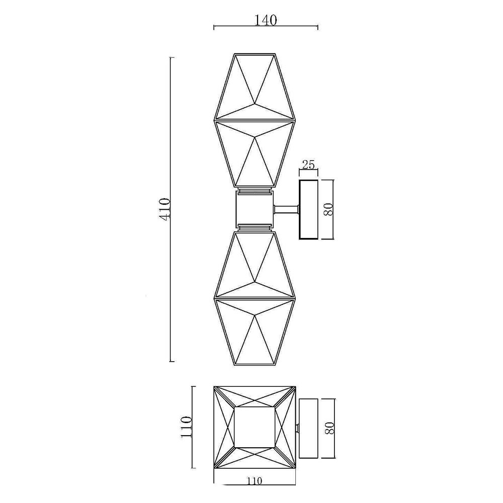 Бра Maytoni Cocktail time MOD325WL-02G