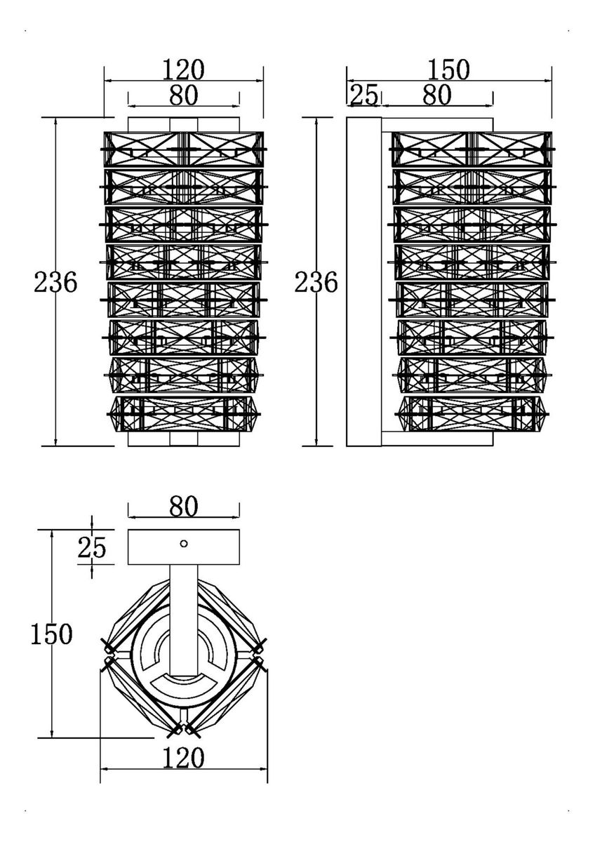 Бра Maytoni Coil MOD124WL-L6CH3K