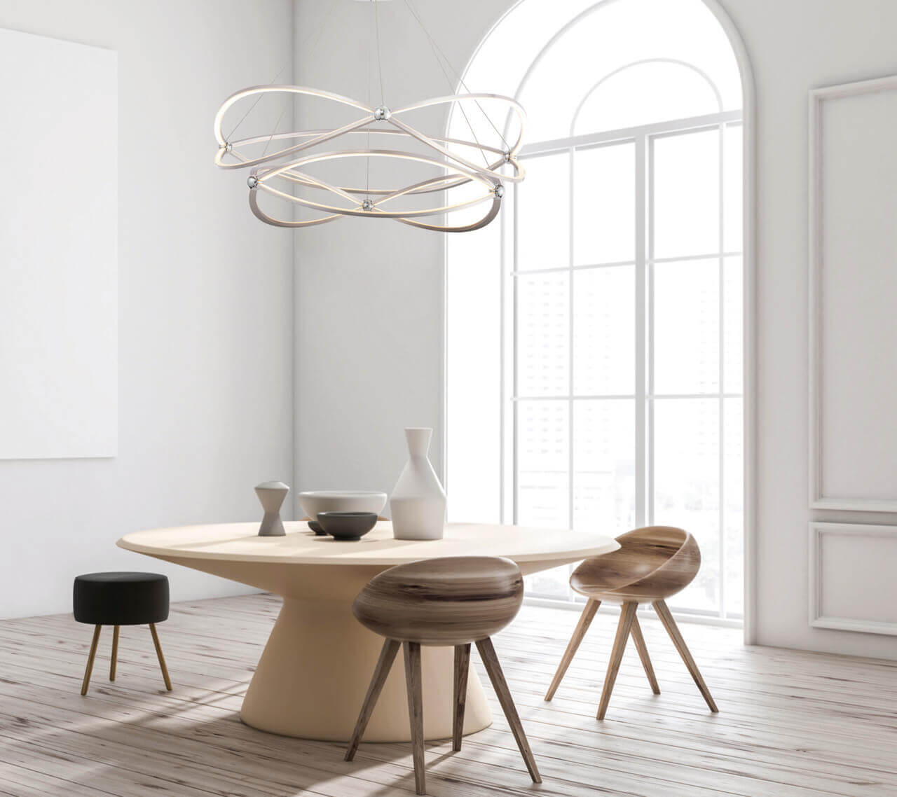 Подвесная люстра Maytoni Weave MOD062PL-L103CH3K