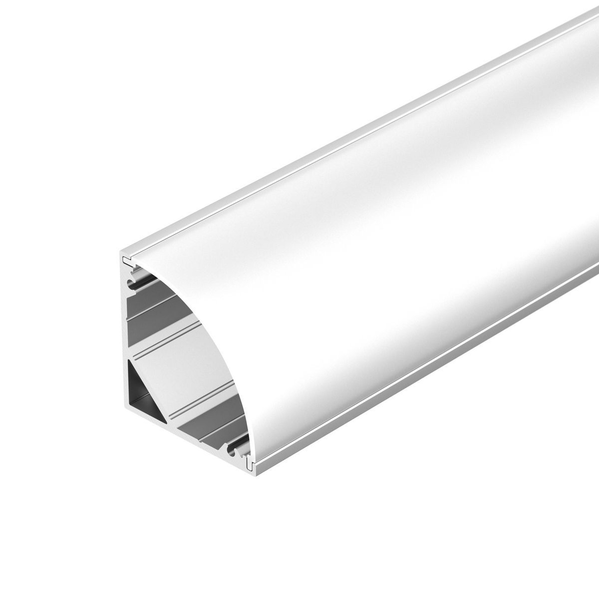 Профиль с экраном Arlight SL-KANT-H30-2000 ANOD+OPAL (Алюминий) 036846