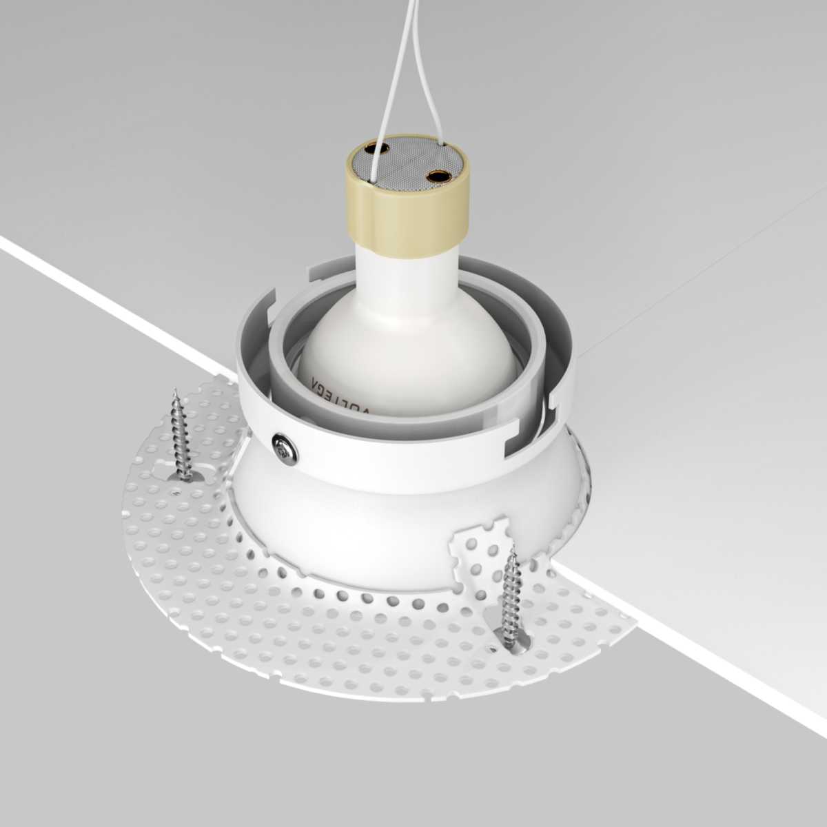 Встраиваемый светильник Maytoni Dot DL042-01-RD-W