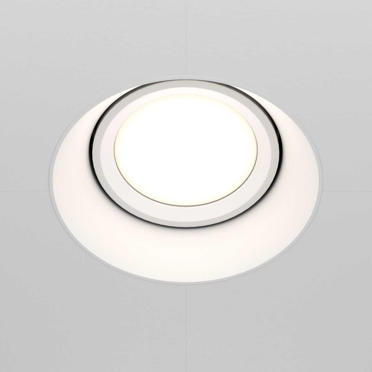 Встраиваемый светильник Maytoni Dot DL042-01-RD-W