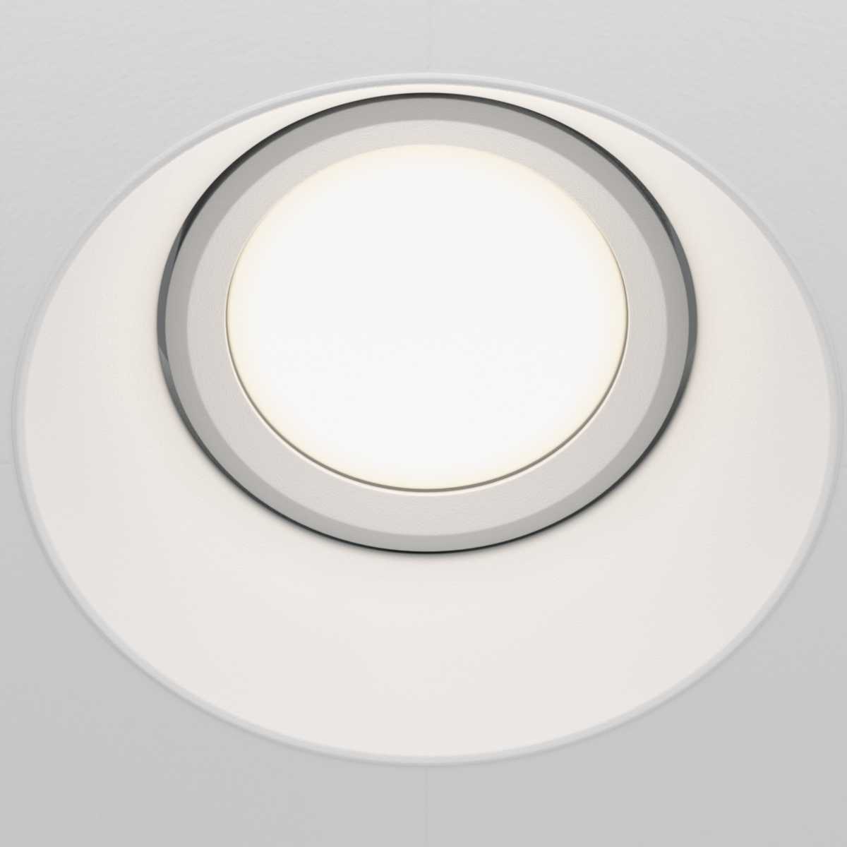 Встраиваемый светильник Maytoni Dot DL042-01-RD-W