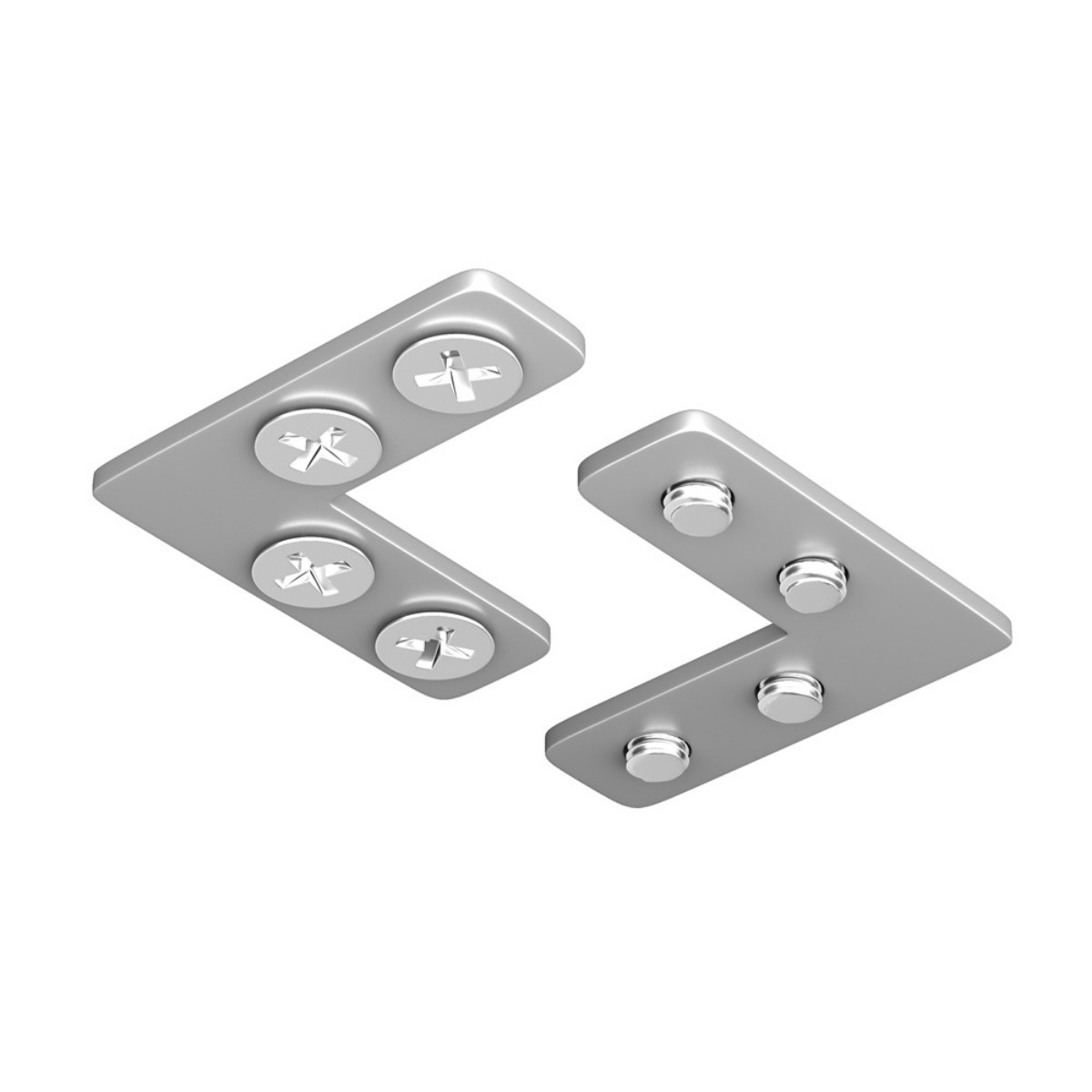 Соединитель угловой для шинопроводов натяжного потолка, 2шт Maytoni Exility TRA034CL-SC-42S