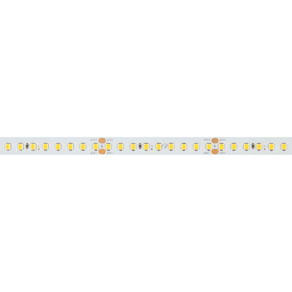 Светодиодная лента Arlight 17,6W/m 192LED/m 2835 Warm3000 10mm 24V 5M IP20 038775