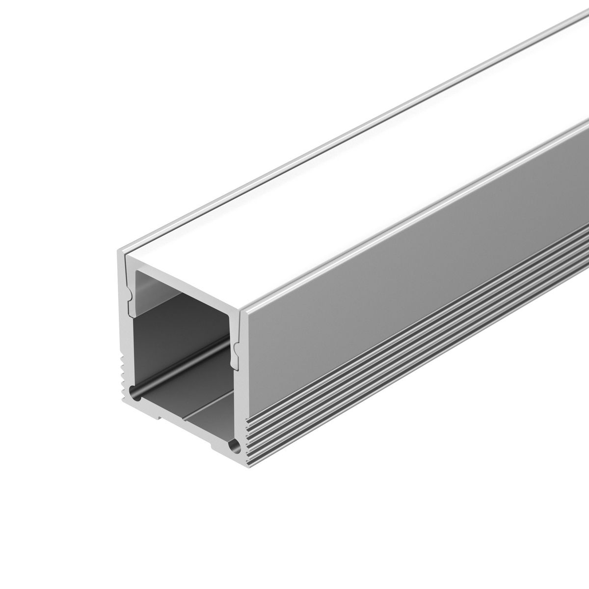 Профиль с экраном Arlight SL-SLIM20-H20-2000 ANOD+OPAL (Алюминий) 036836