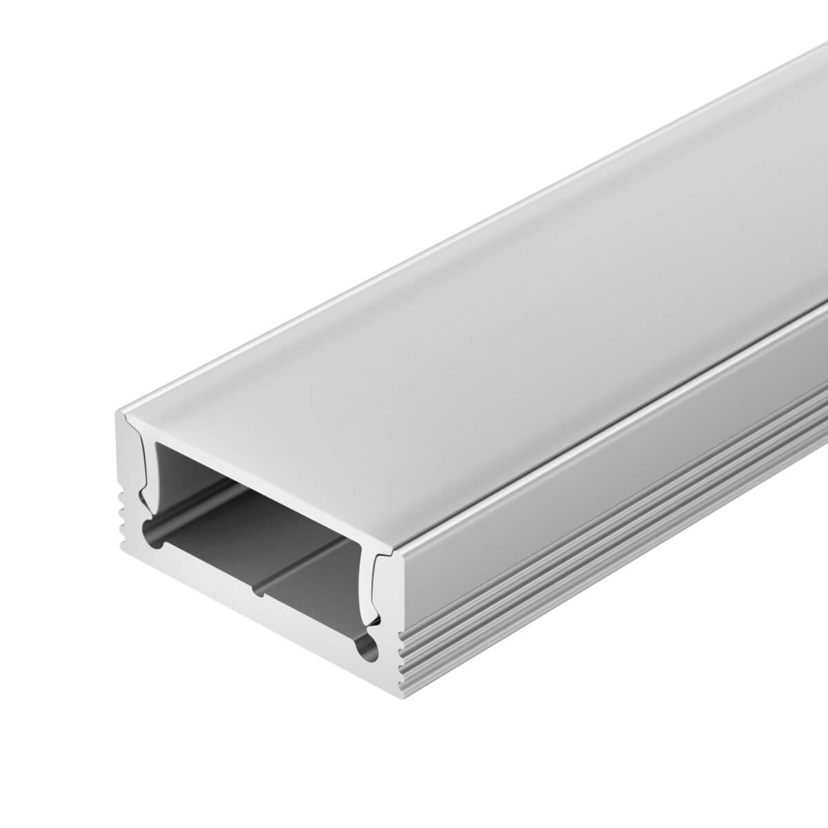 Профиль с экраном Arlight SL-SLIM-H7-2000 ANOD+OPAL (Алюминий) 036834
